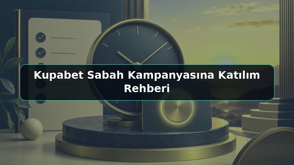 Kupabet Sabah Kampanyasına Katılım Rehberi konulu Kupabet görseli
